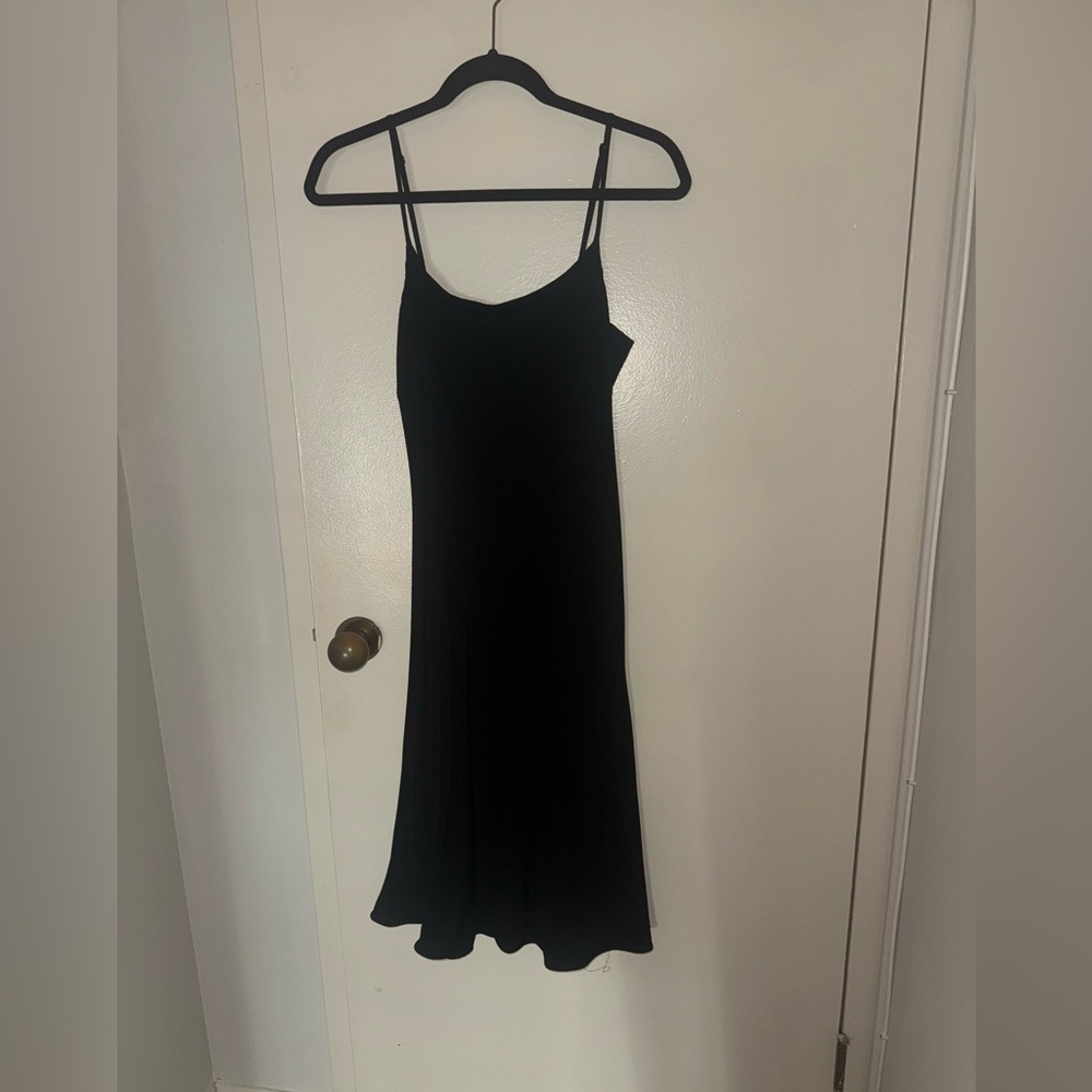 Aritzia Sunday Best Midi Black Dress